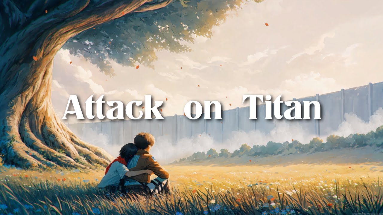 [1Hr] Attack on Titan | Relaxing Soft Piano | Sleep Piano Cover (With Nature Sounds)