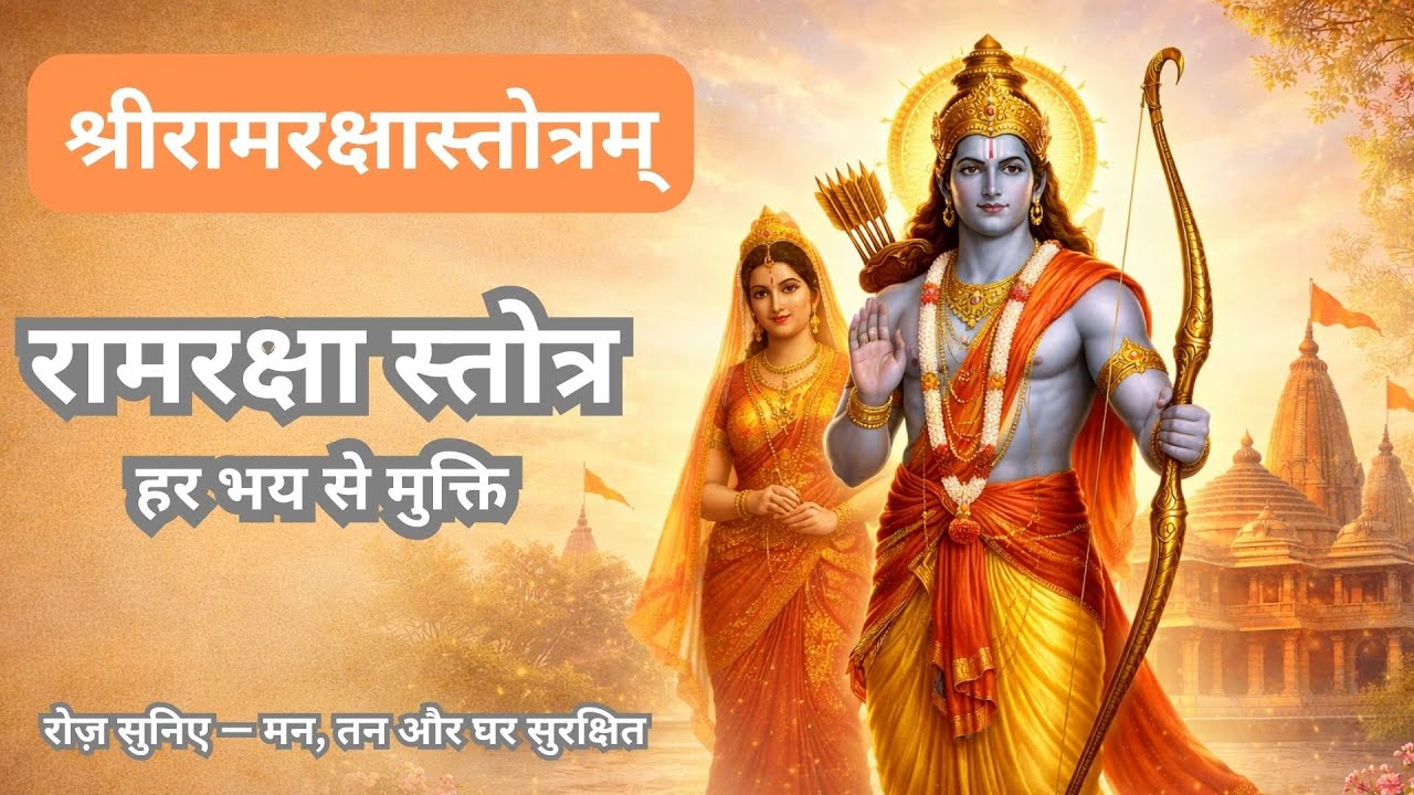 रोज़ सुनिए राम रक्षा स्तोत्र | श्रीराम नाम से पूर्ण सुरक्षा | हर भय से मुक्ति #ram #mantra