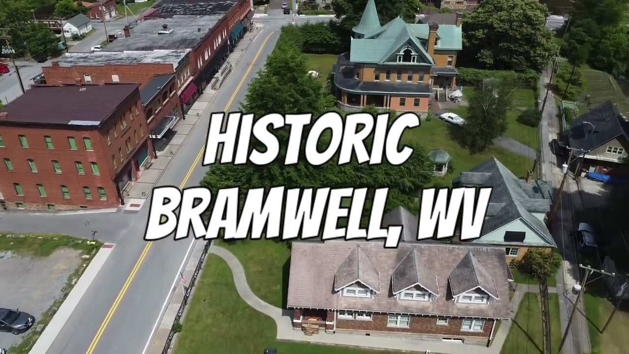 Historic Bramwell WV #drone #dji #travel