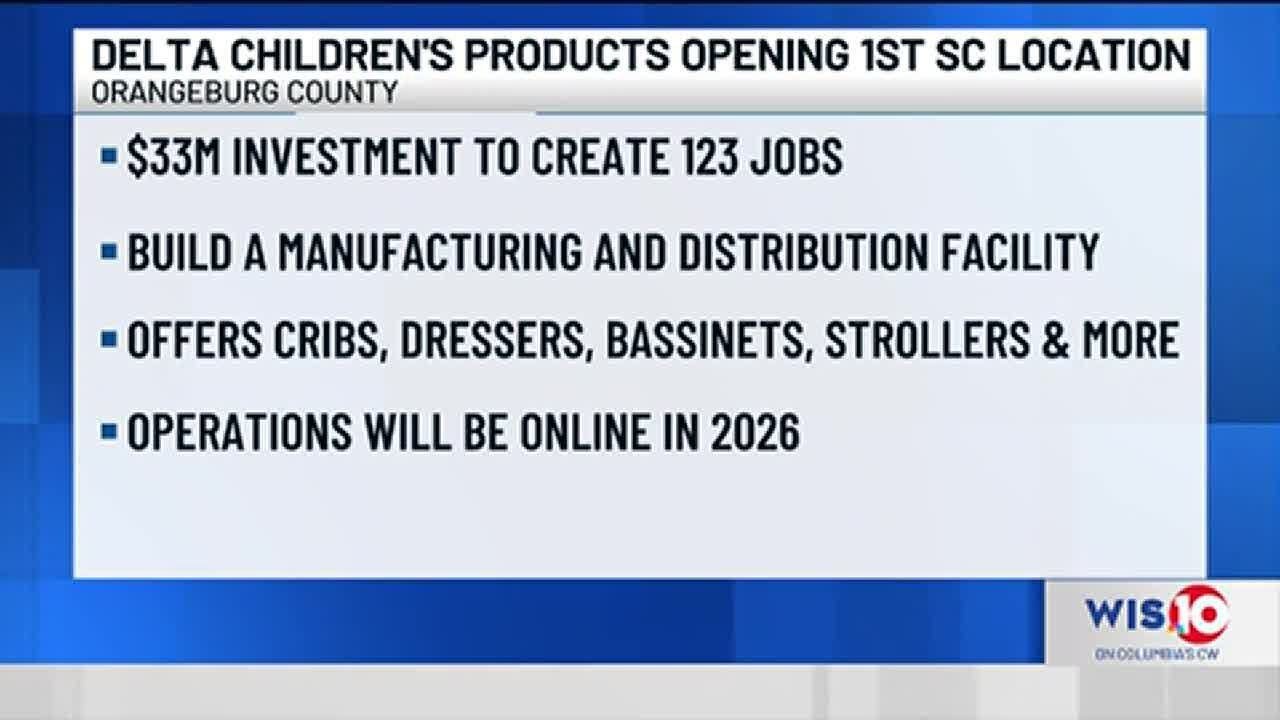 Children&rsquo;s furniture company to build 1st SC facility in Orangeburg County