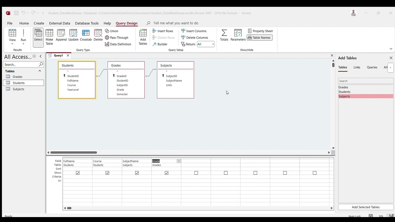Creating and Managing a Mini Data Warehouse in Microsoft Access