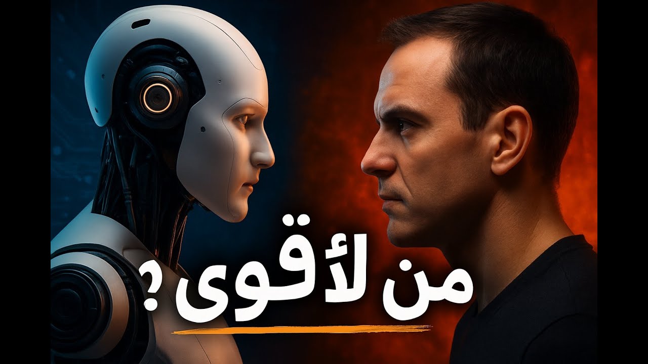 مين اقوى الذكاء الاصطناعي او عقل الانسان⁉️
