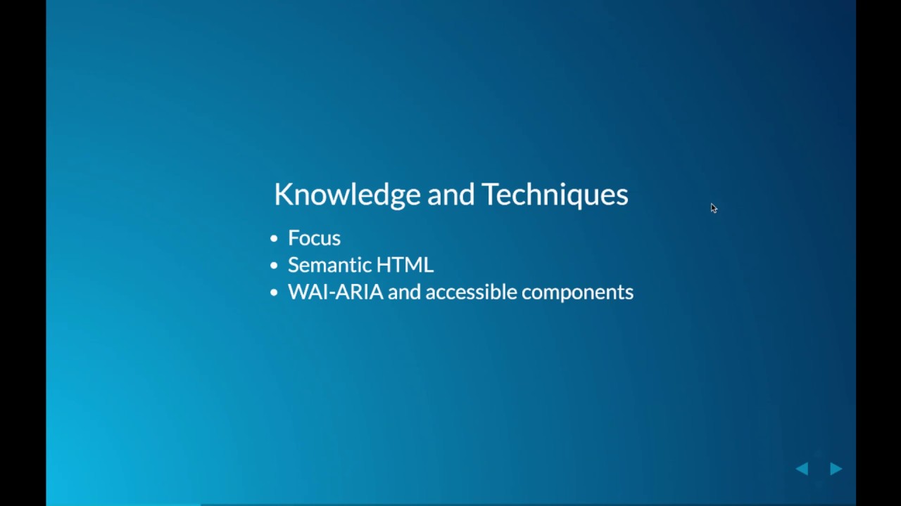 Accessible Web Mapping Apps: ARIA, WCAG and 508 Compliance