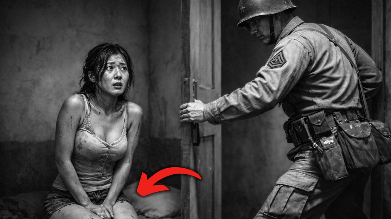 “No otra vez…” — Prisionera Japonesa Temblaba Cuando el Soldado Cerró la Puerta