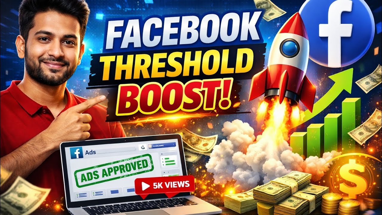 Facebook Threshold Boost Method 2026 | How to Boost Facebook Ads Threshold | BM Threshold Boost | 