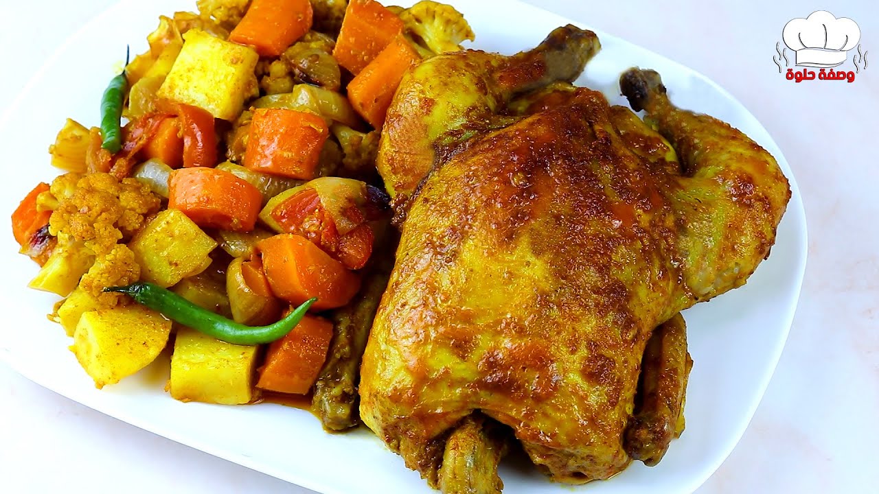 Лучшая запеченная в духовке курица с овощами