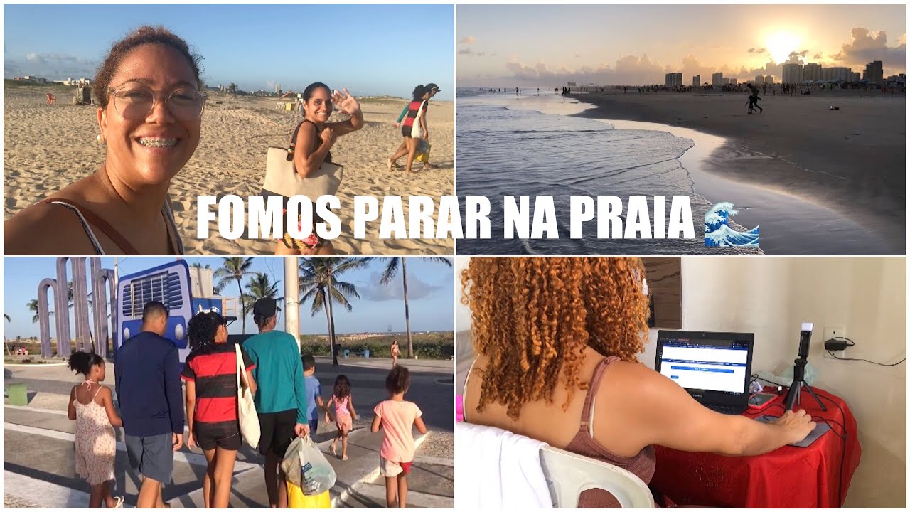 NOVA ROTINA E FUI À PRAIA COM A GALERINHA 🌊
