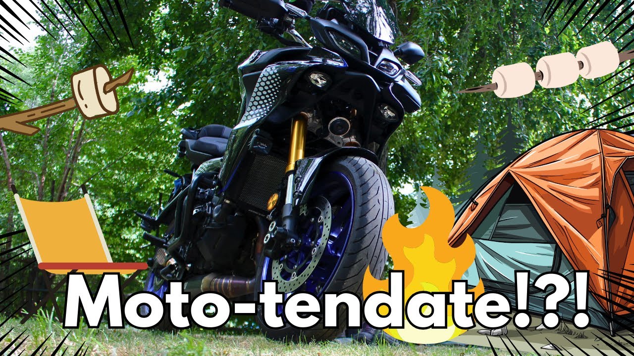 La mia attrezzatura da campeggio per la moto! ⛺🏍️👌