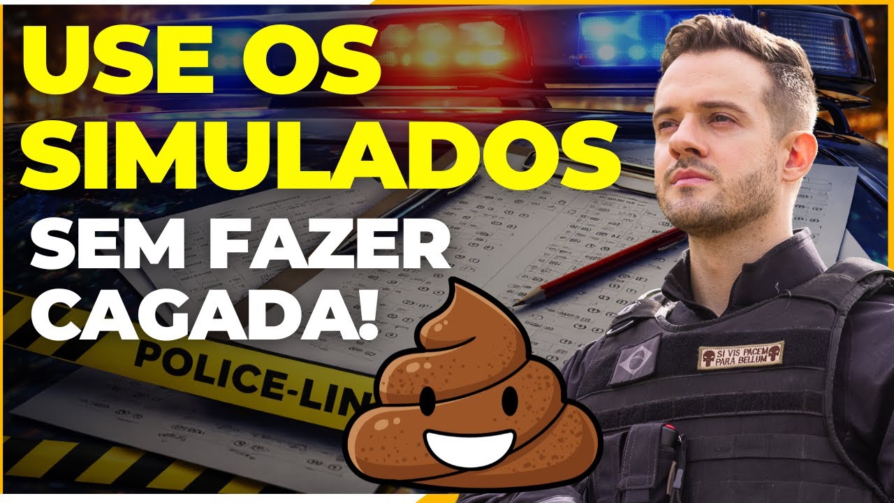 Concurso público POLICIAL: APRENDA A USAR OS SIMULADOS A SEU FAVOR | Táticas detalhadas!