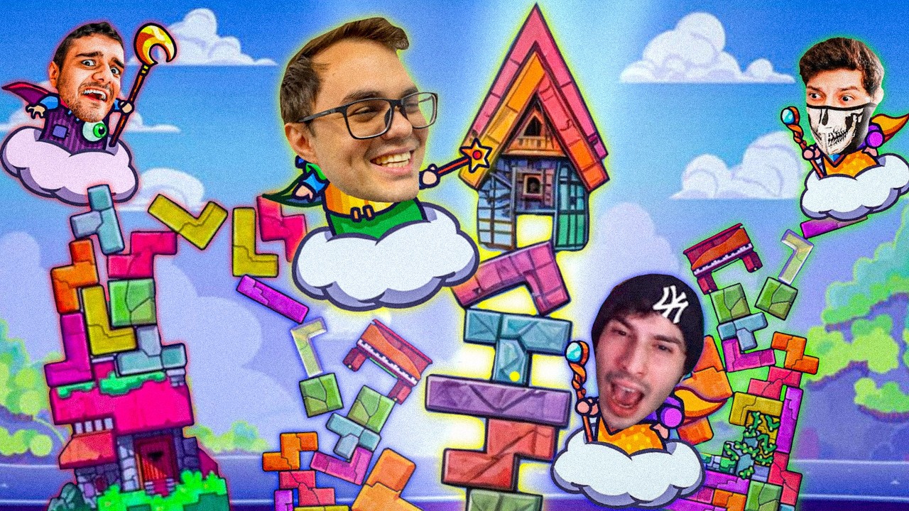 Humilhando Novatos no Tetris com PODERES - Tricky Towers