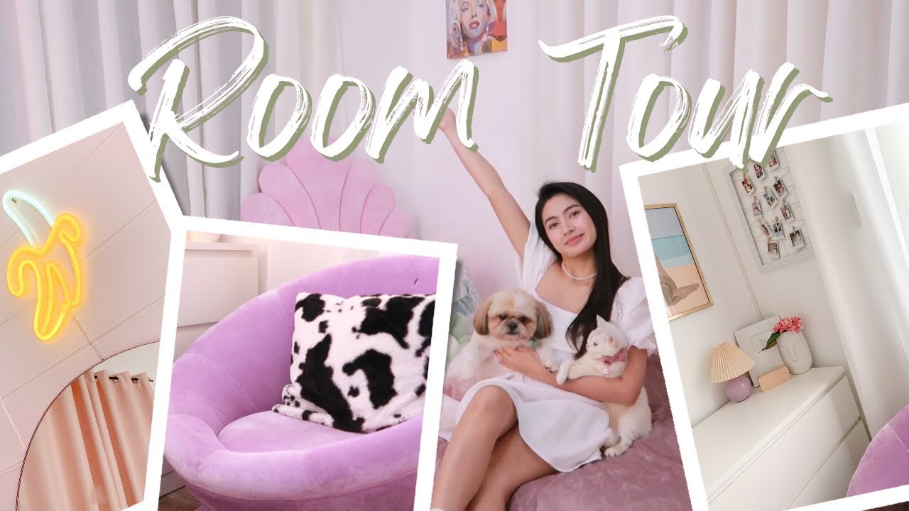 Official Room Tour ( Shopee Finds, Aesthetic, Danish Pastel, Small Room)