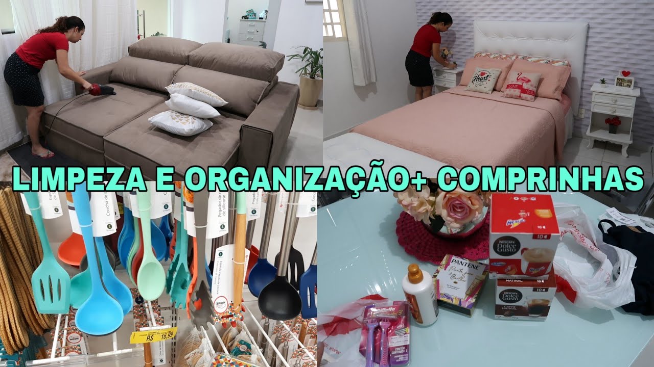 LIMPEZA E ORGANIZAÇÃO DA CASA, COMPRINHAS PRA MIM E MAIS...| LETÍCIA VELOSO