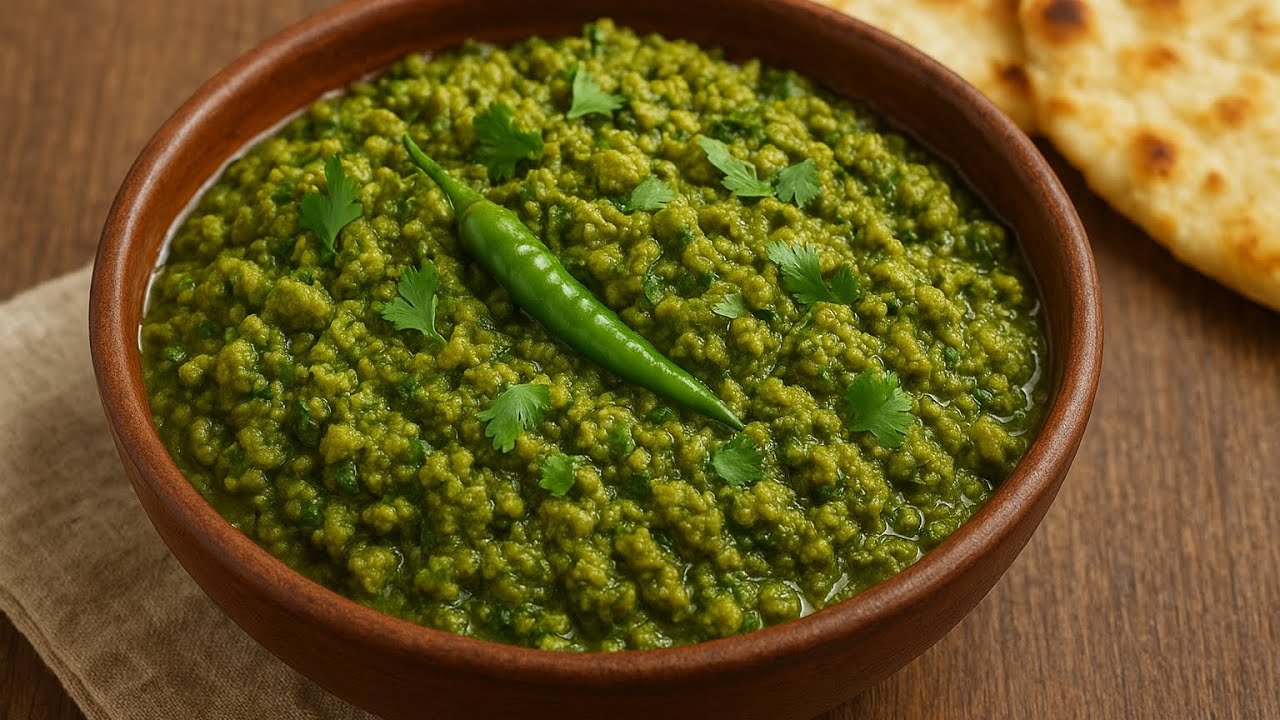 Tasty and delicious Green keema😋😋😋