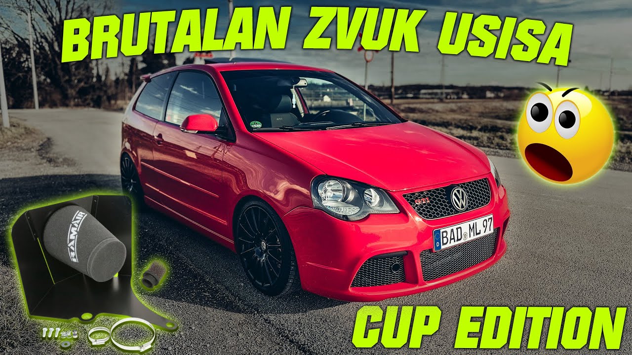 RAMAIR USIS ZA VW POLO GTI 1.8t Cup Edition🔥 - BRUTALAN zvuk