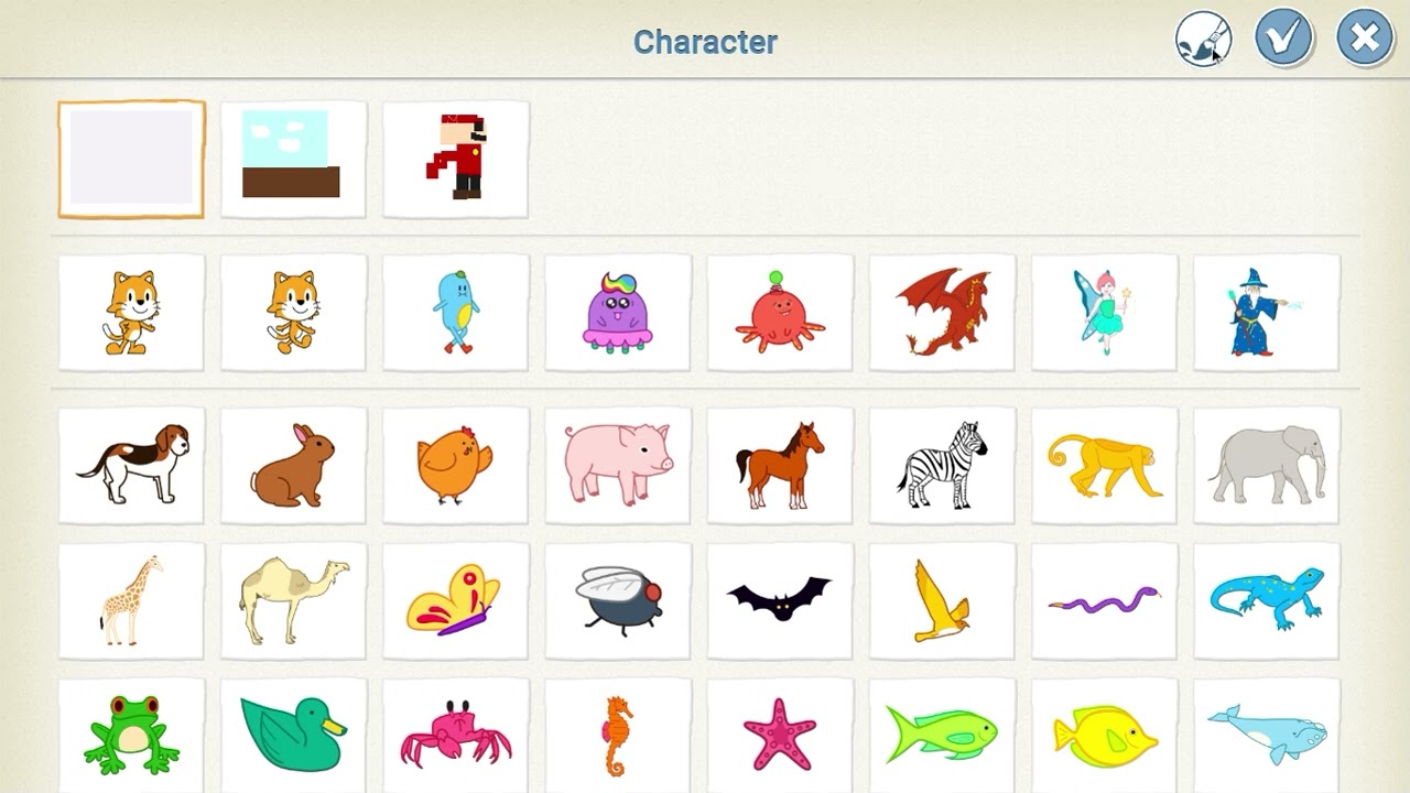 Making mario in scratch jr