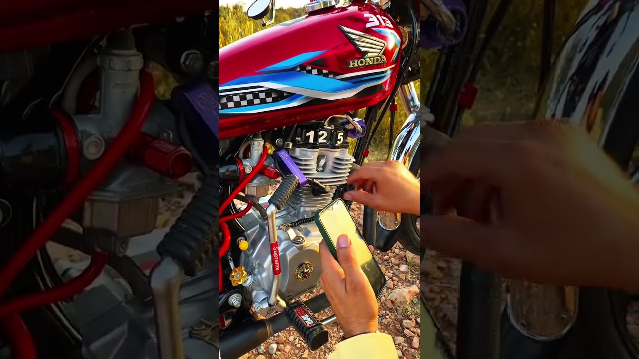 Honda CG 125 Modified bike full modified #cg125modified #hondamotorcycle #cg125 #youtubeshorts #bike