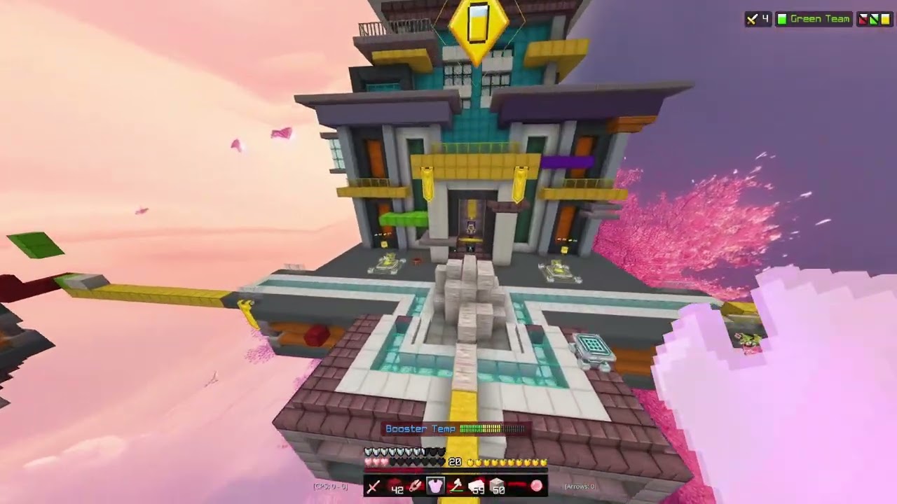 Solo Queuing using the BEST Bedwars Texture Pack