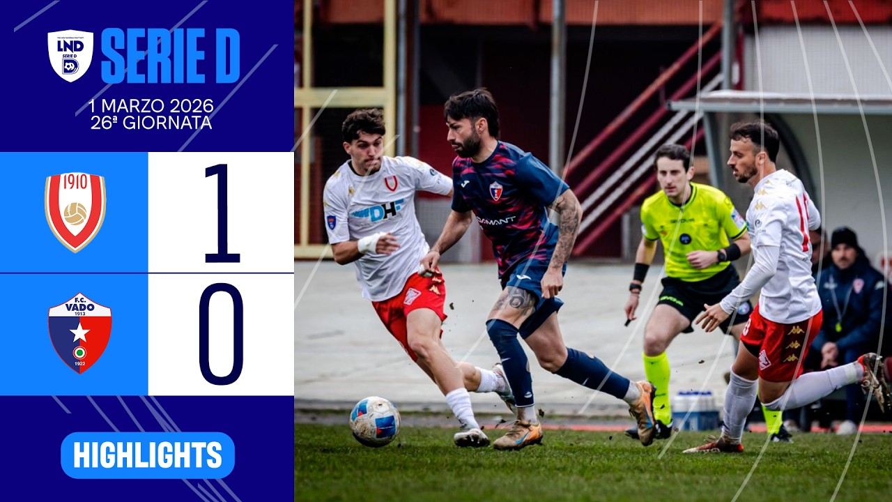 Highlights | VARESE - VADO 1 - 0   | SERIE D