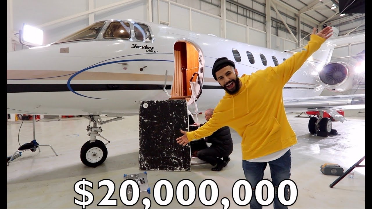 MY TEAM SURPRISED ME WITH A $20M DOLLAR PRIVATE JET!!