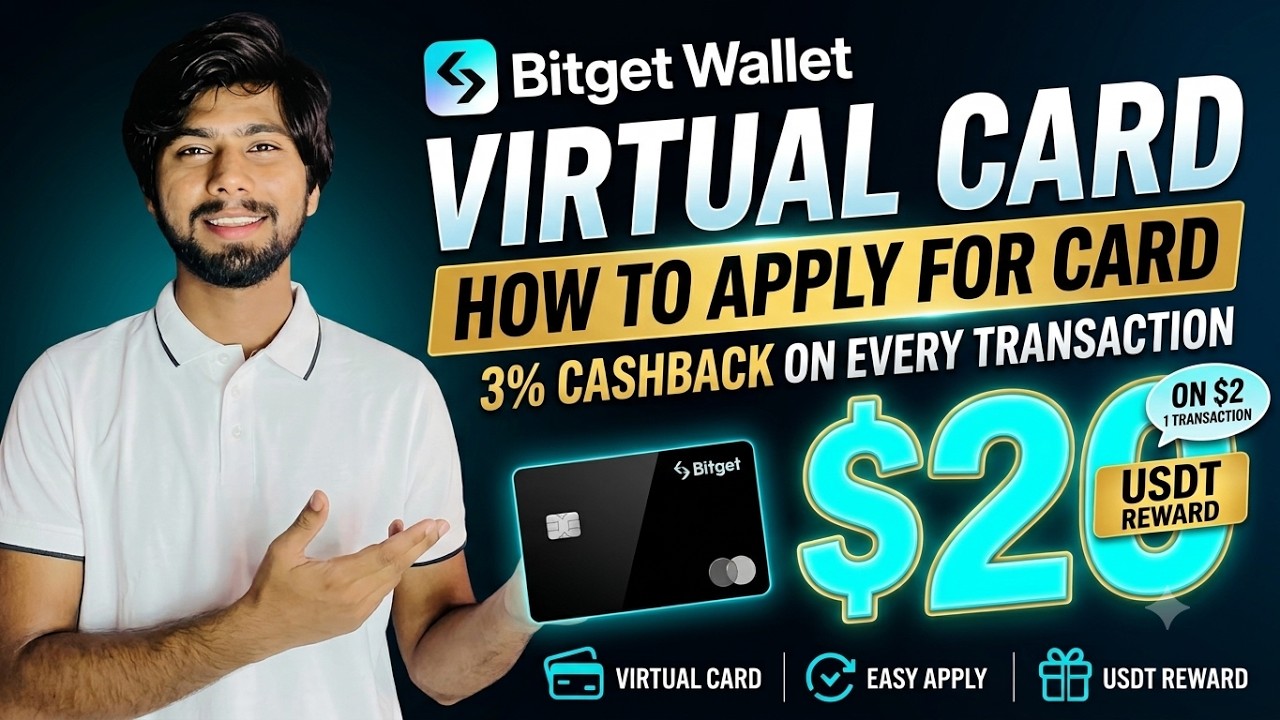 Bitget Virtual Card Full Guide: Apply, Activate & Claim 3% Cashback