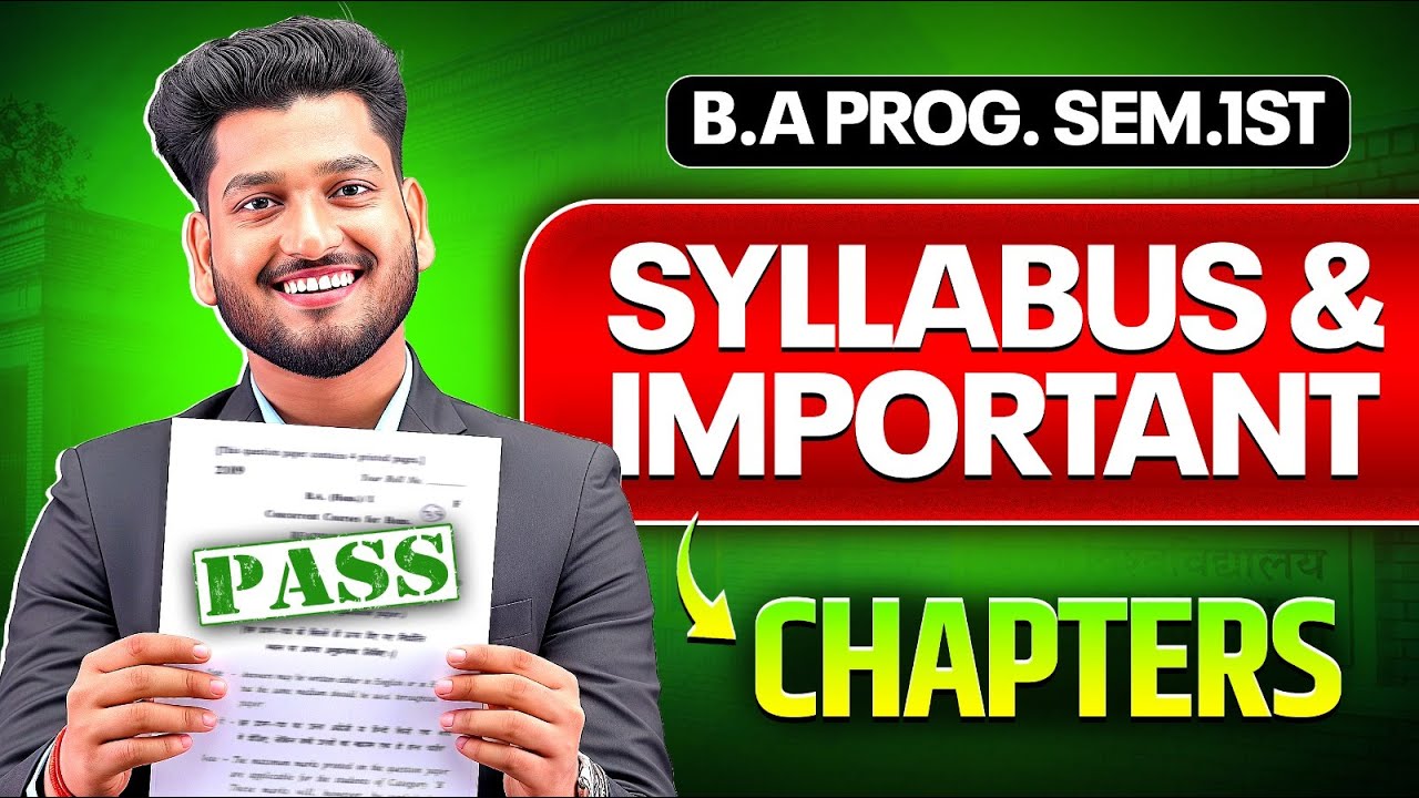 DU SOL B.A Program New Syllabus 1st YearSemester 1st All Subjects