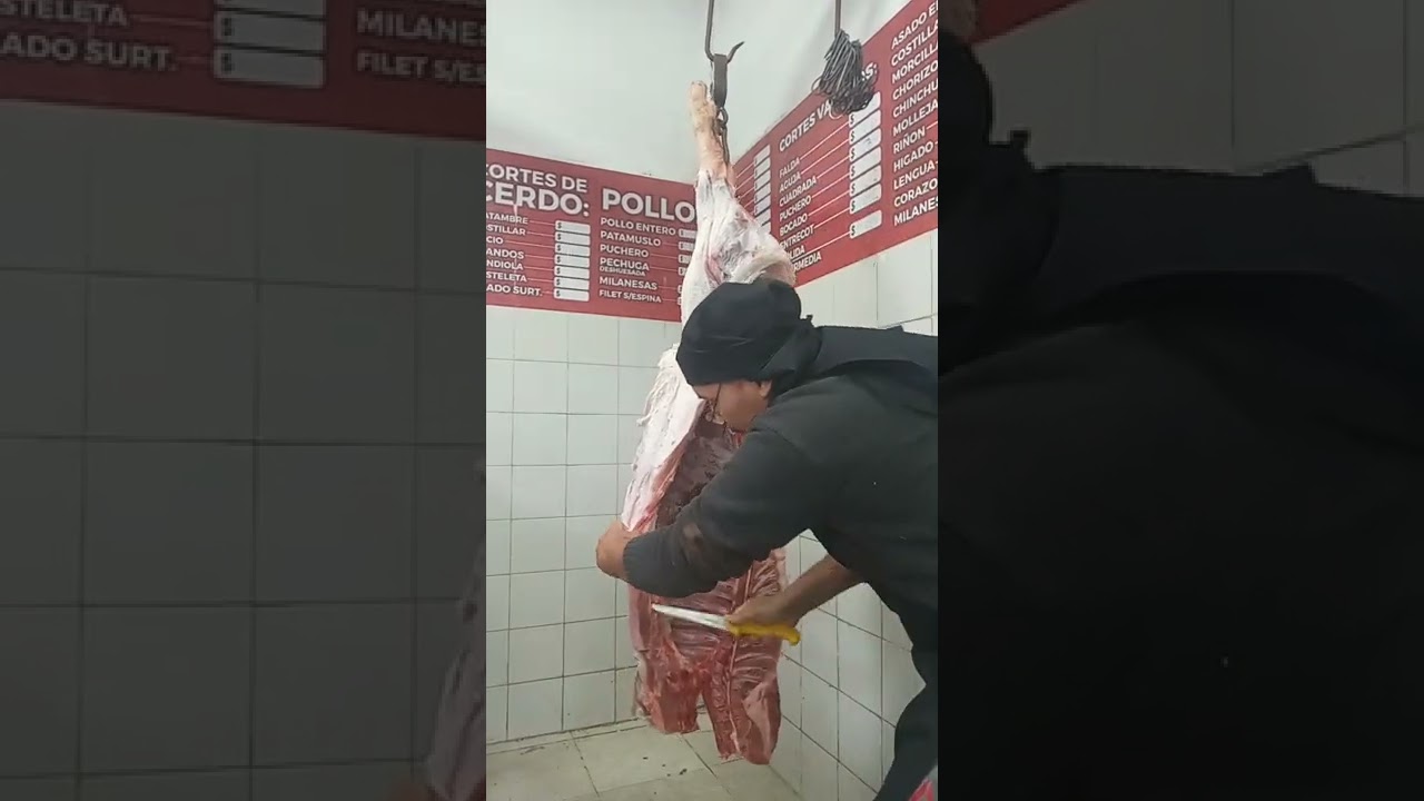 Desposte matambre de cerdo