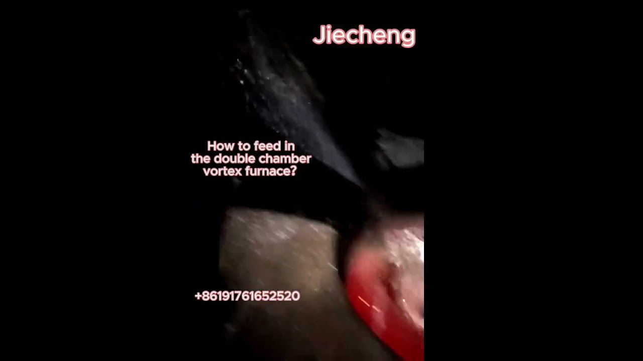 How to feed in the double chamber vortex furnace? #aluminmummeltingfurnaces #doublechamberfurnace