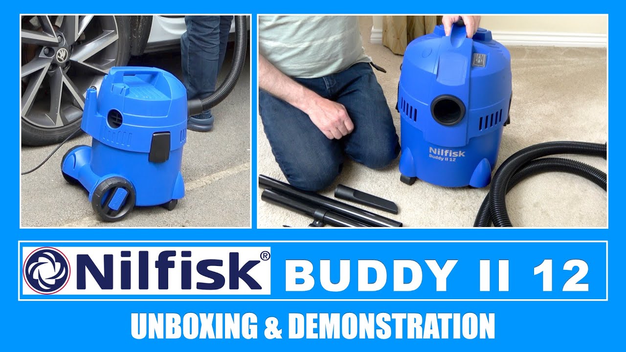 Nilfisk Buddy II 12 Wet & Dry Vacuum Cleaner Unboxing & Demonstration
