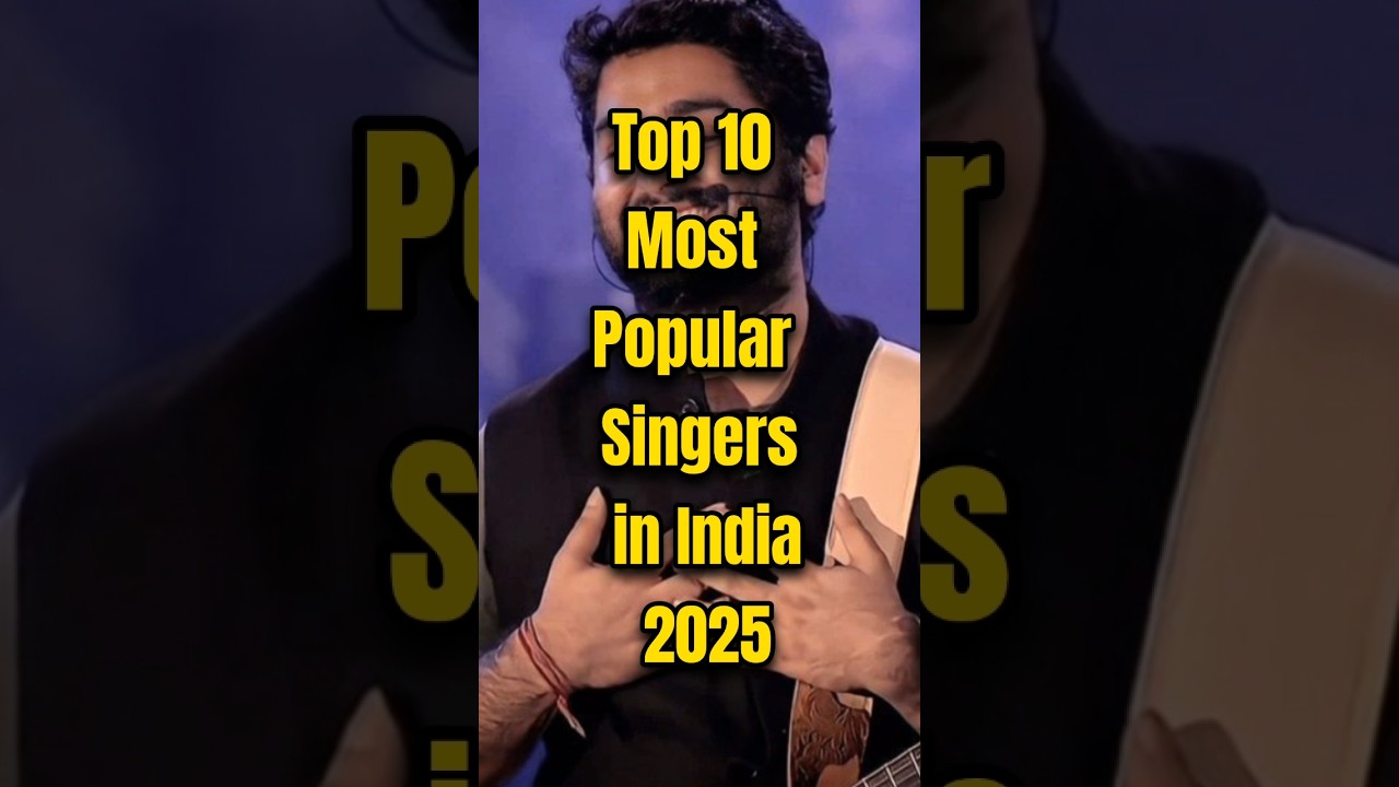 Top 10 Most Popular Singers of India in 2025#top10 #singer #shorts