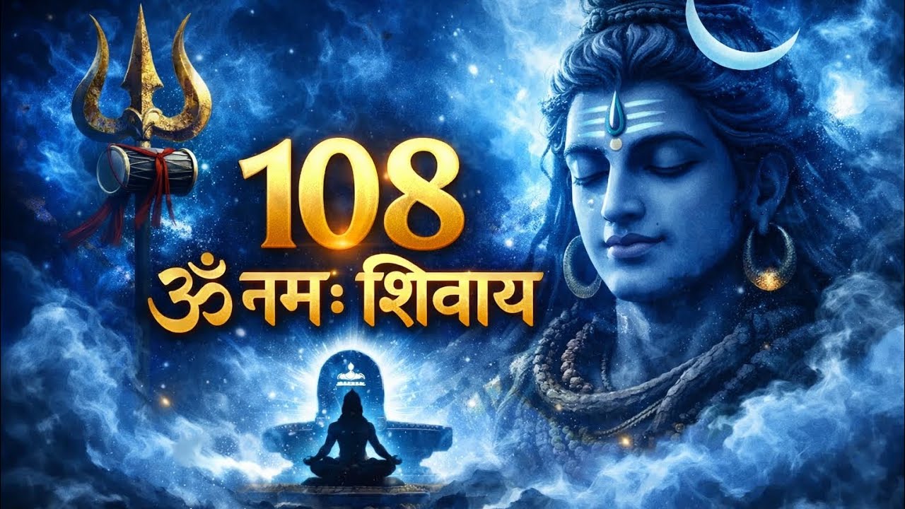 108 ॐ नमः शिवाय 🔱 | सुनते ही चमत्कार | Shiva Mantra l #OmNamahShivaya