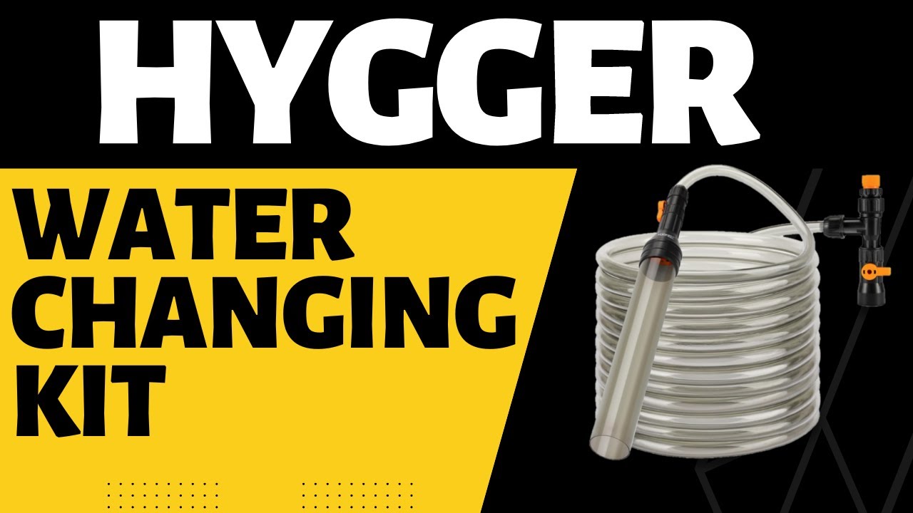 How To Change Fish Tank Water Easily | Hygger Bucket-Free Aquarium Water Change Kit