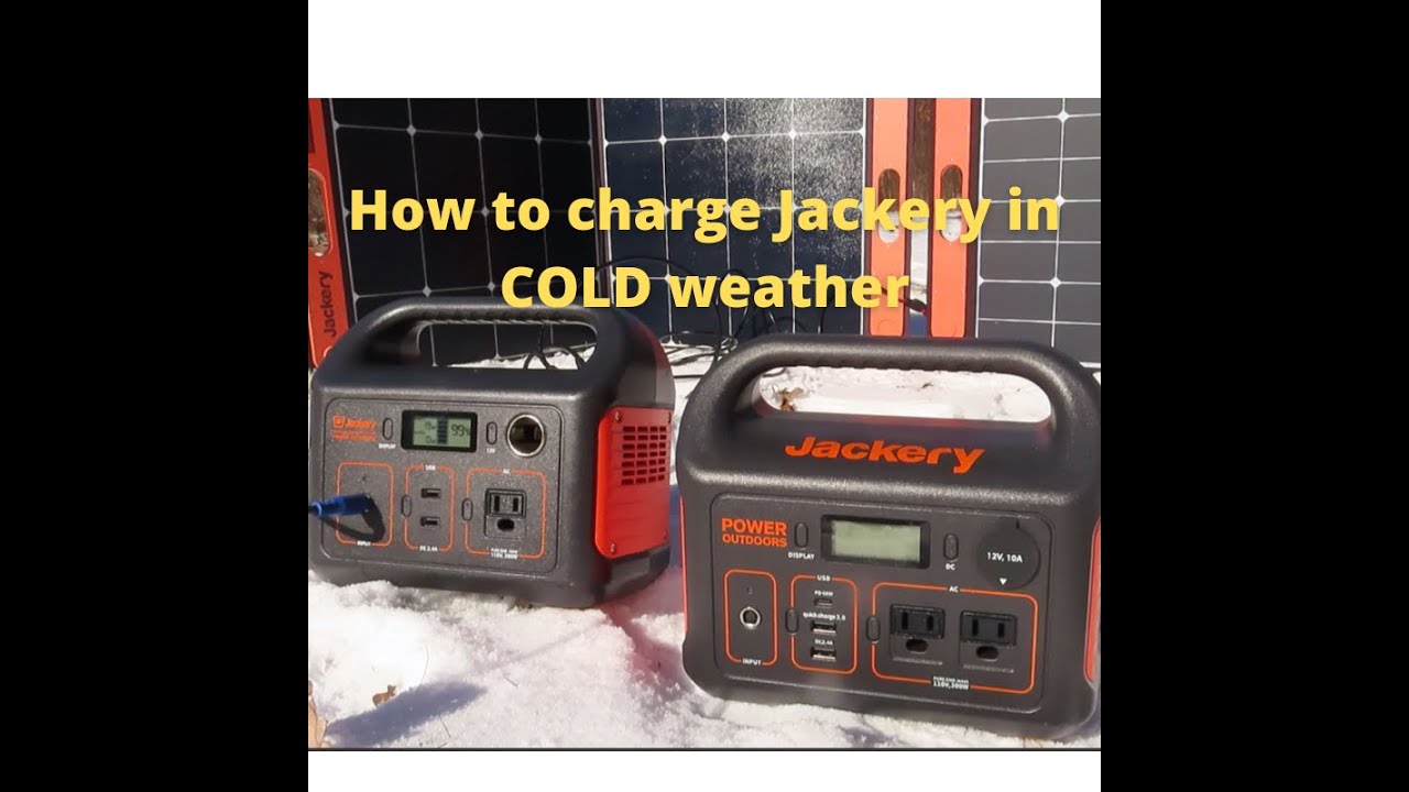 How to charge Jackery in COLD weather