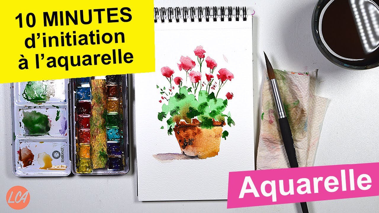 10 minutes d'initiation à l'aquarelle