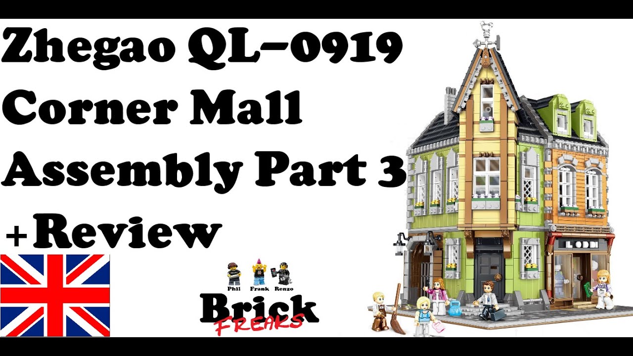 Zhegao QL-0919 - Corner Mall - Assembly Part 3 + Review