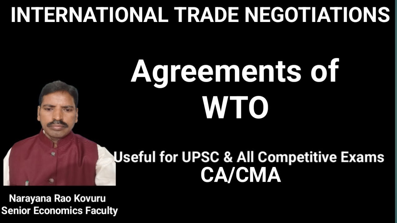 AGREEMENTS OF WTO