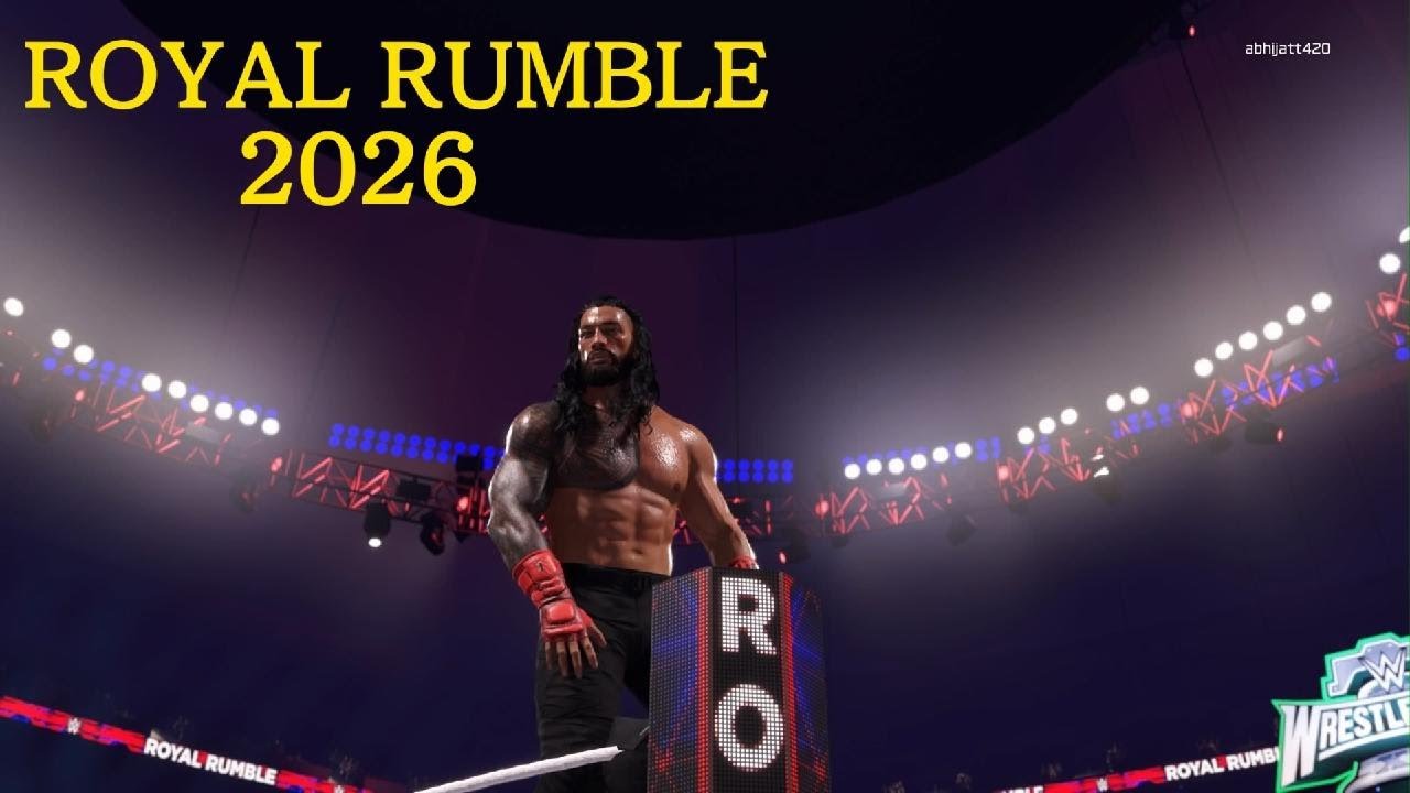 WWE 2K25 ROYAL RUMBLE 2026 Match