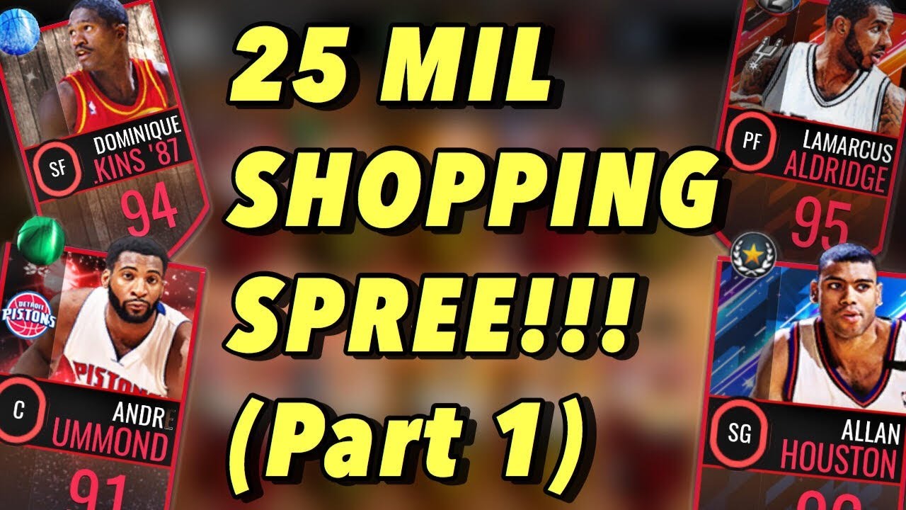 Part 1 of a 25 Million Coins Shopping Spree (5 mil)