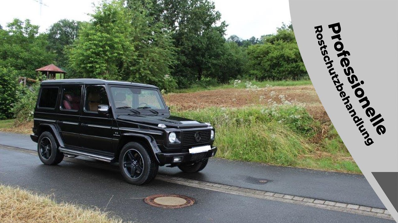 Rostschutzbehandlung / Hohlraumversiegelung / Unterbodenschutz / Dinitrol Mercedes G 55 AMG