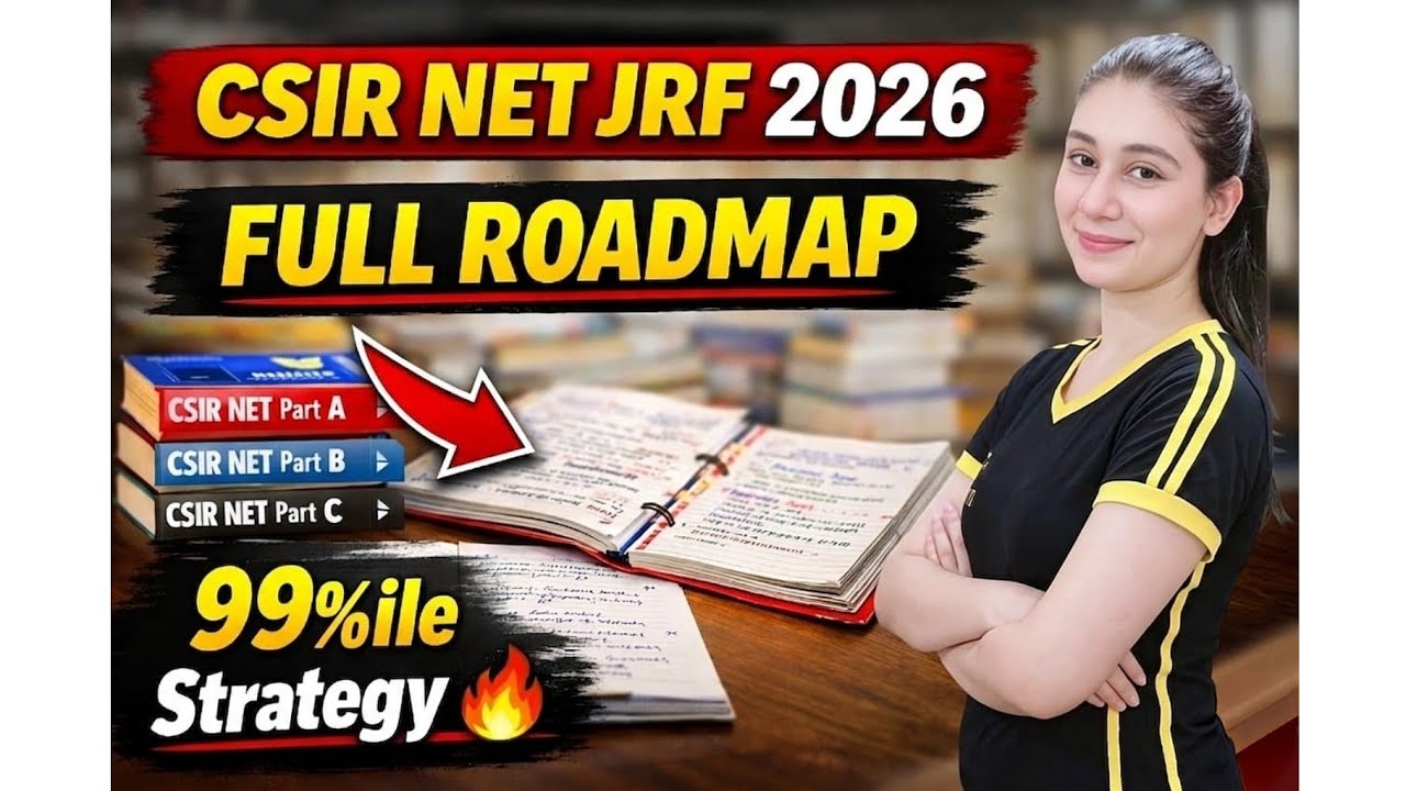 From Zero to JRF: Best Books for CSIR NET JRF + Preparation Strategy (Part A, B, C)