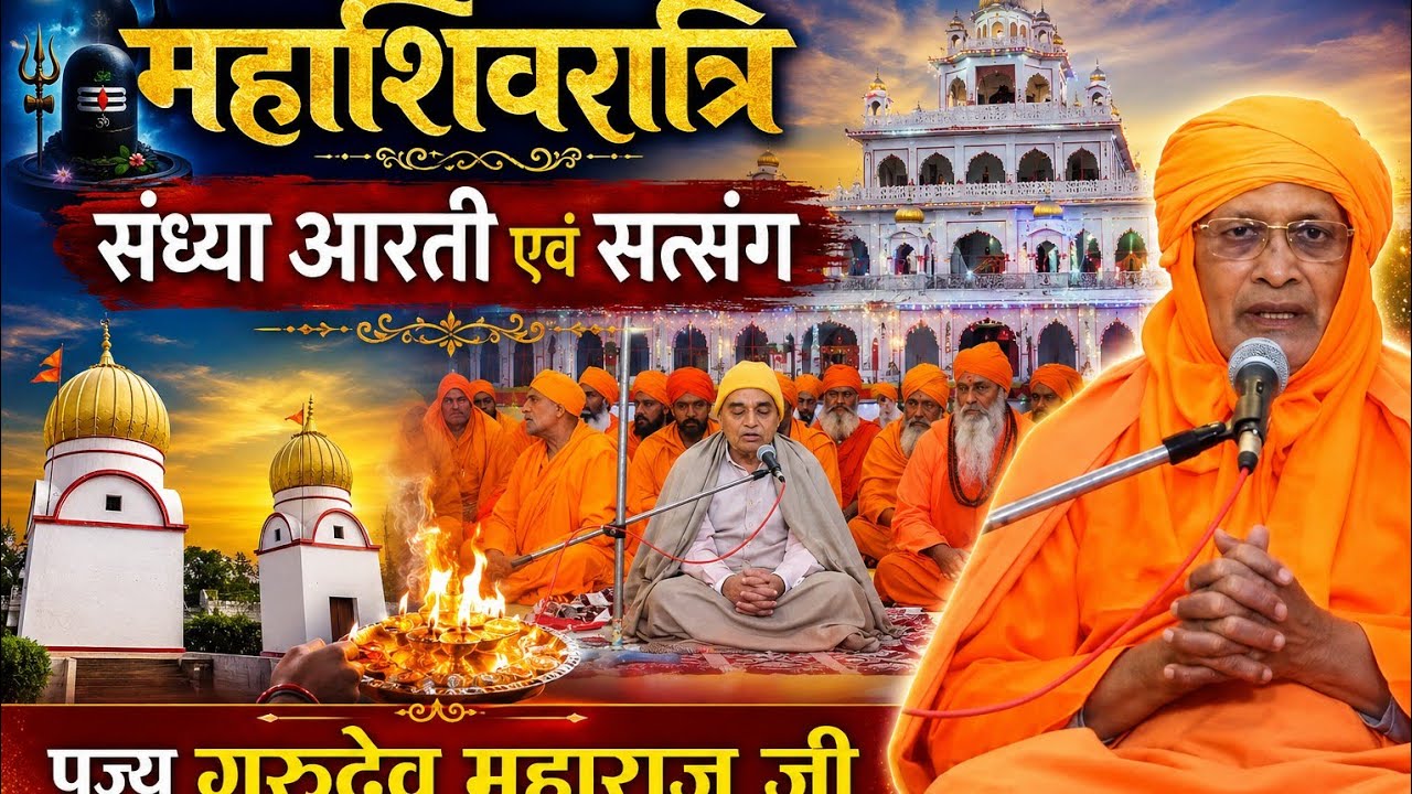 संध्या आरती & satsang || 53th nirvan diwas santram ji maharaj ||14.02.2026 || Part 02