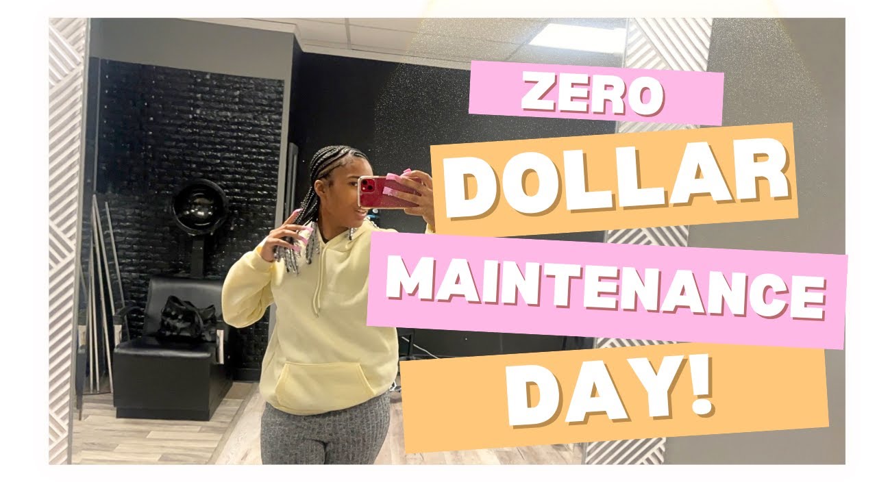 $0 Maintence Vlog! Baddie on a budget for my L A trip 🤭 #vacation #braids