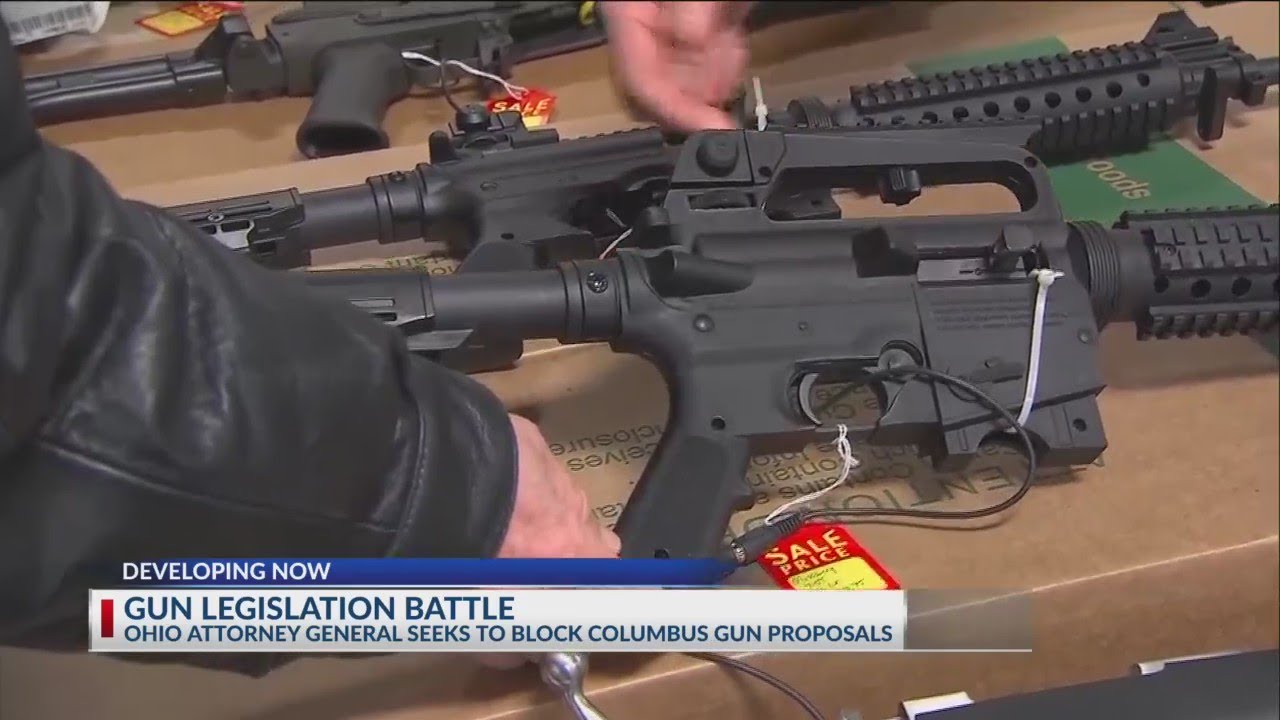Ohio attorney general seeks to block proposed Columbus gun legislation