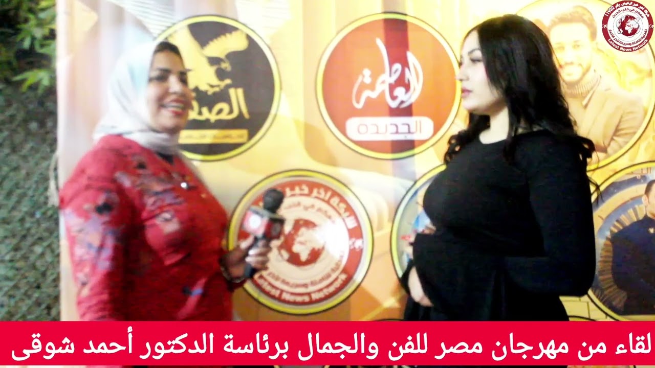 لقاء من مهرجان مصر للفن والجمال برئاسة الدكتور أحمد شوقى 
