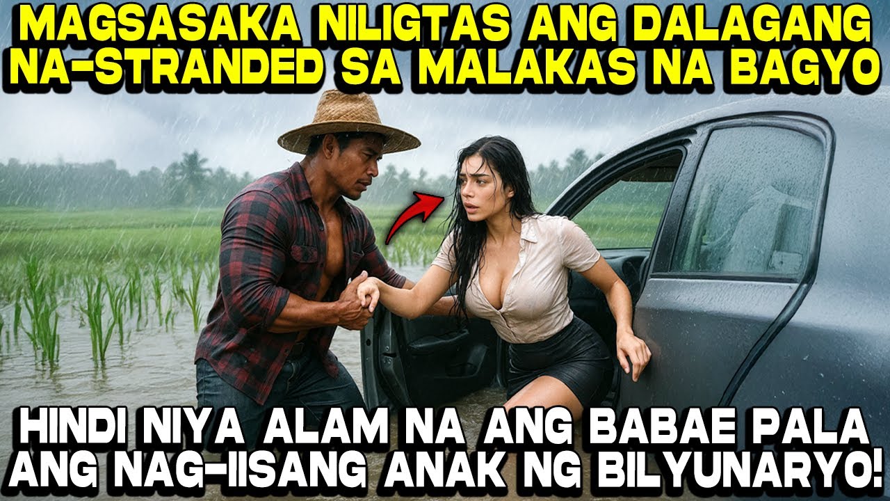 Magsasaka Niligtas ang Dalagang Stranded sa Malakas na Bagyo, Pero...