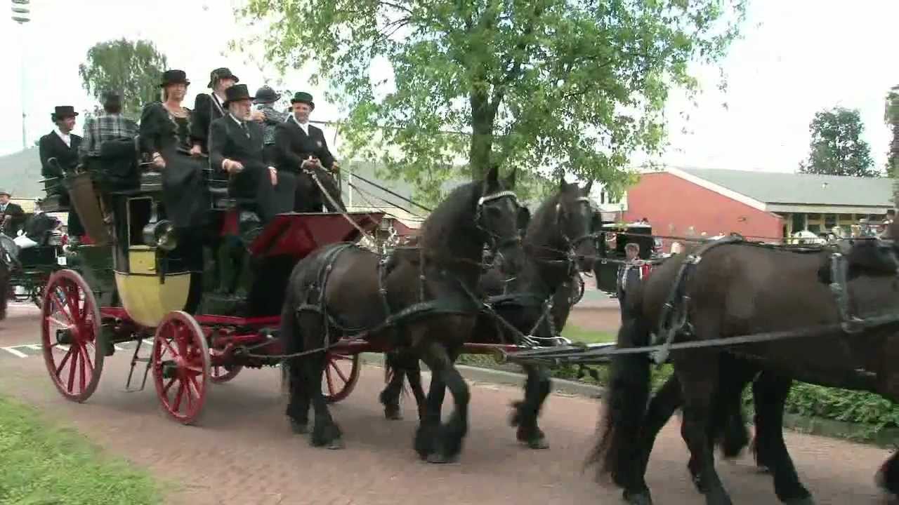 Koetsentocht Slochteren,Sherry stop in Froombosch 1-9-2012