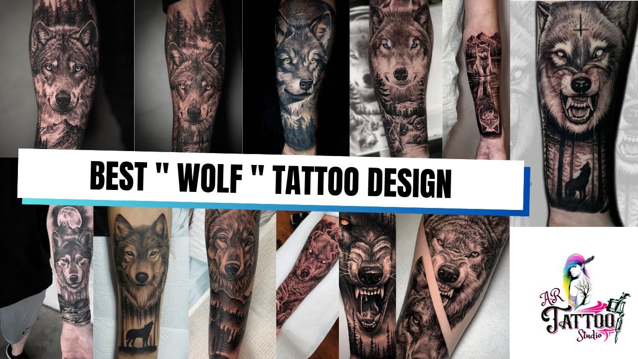 Powerful Wolf Tattoo Designs for Men | Trendy Wolf  tattoo Ink Art | Lone Wolf Tattoo Inspiration