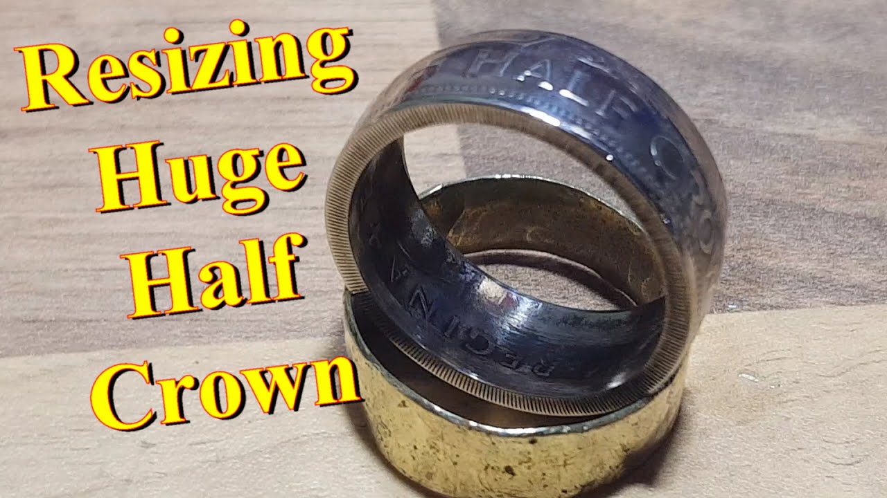 MAKE - RESIZE Massive Half Crown Ring