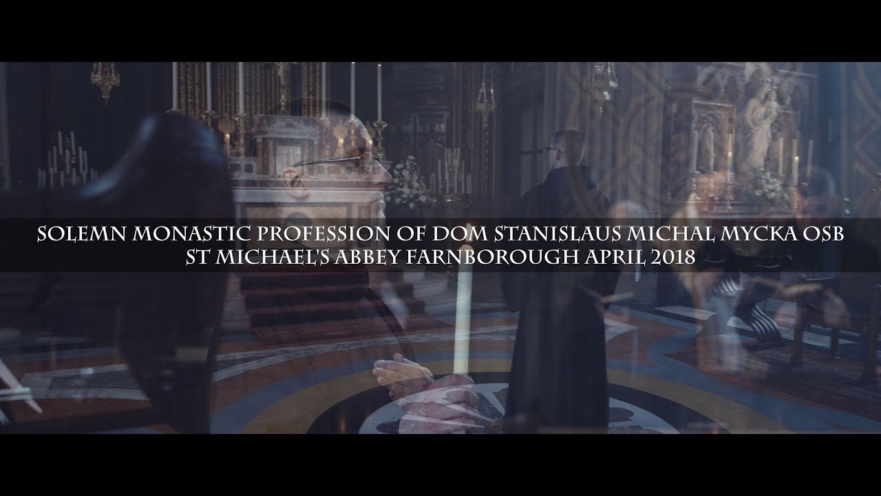 Solemn Monastic Profession of Dom Stanislaus