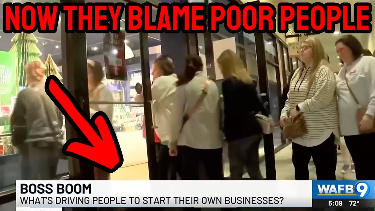 Poor People Are Destroying The Economy By...STARTING BUSINESSES