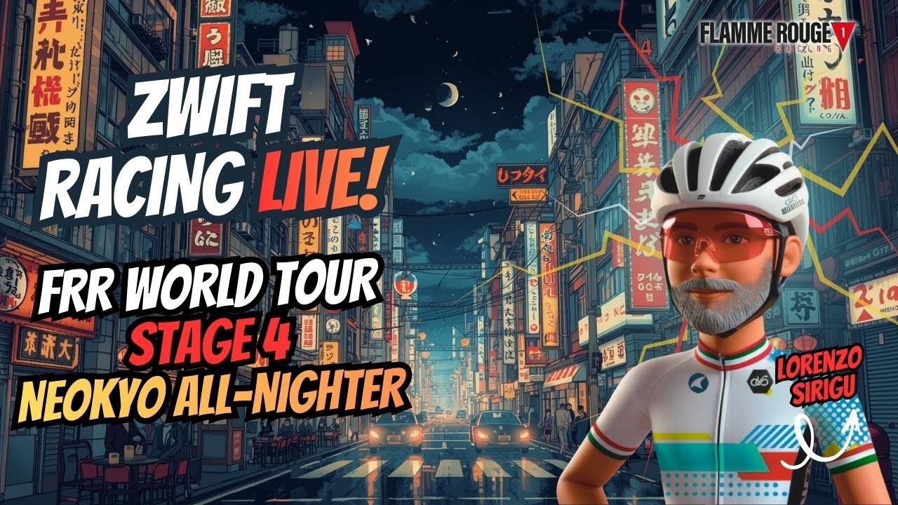 FRR World Tour Stage 4 | Neokyo All-Nighter | Category CAP | Zwift Racing
